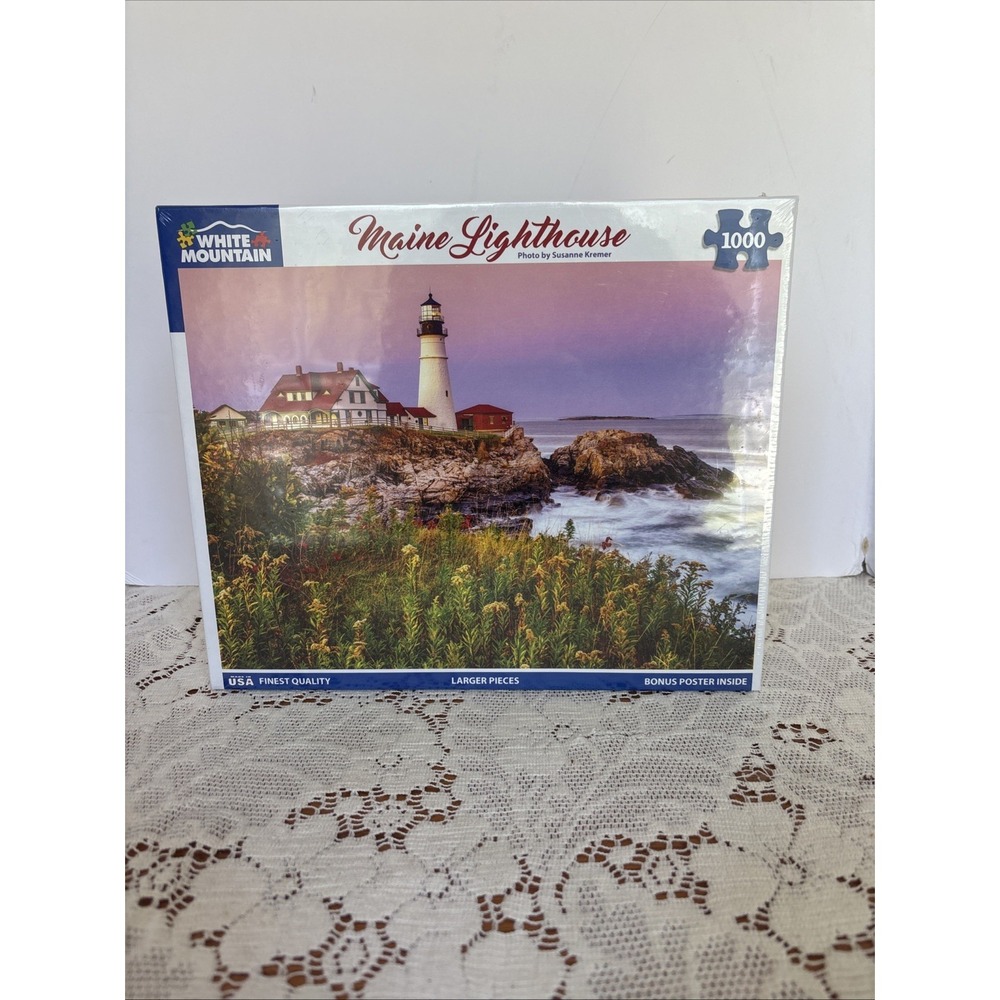 Maine Lighthouse (1207pz) - 1000 Piece Jigsaw Puzzle Sealed